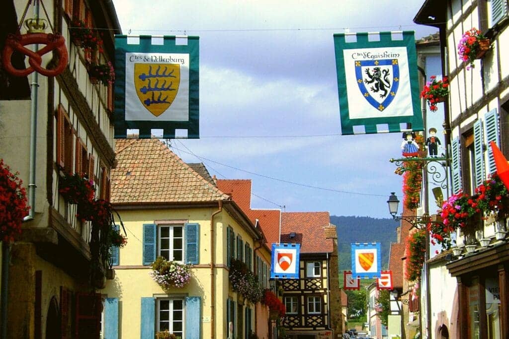 Les vignobles d'Alsace en France