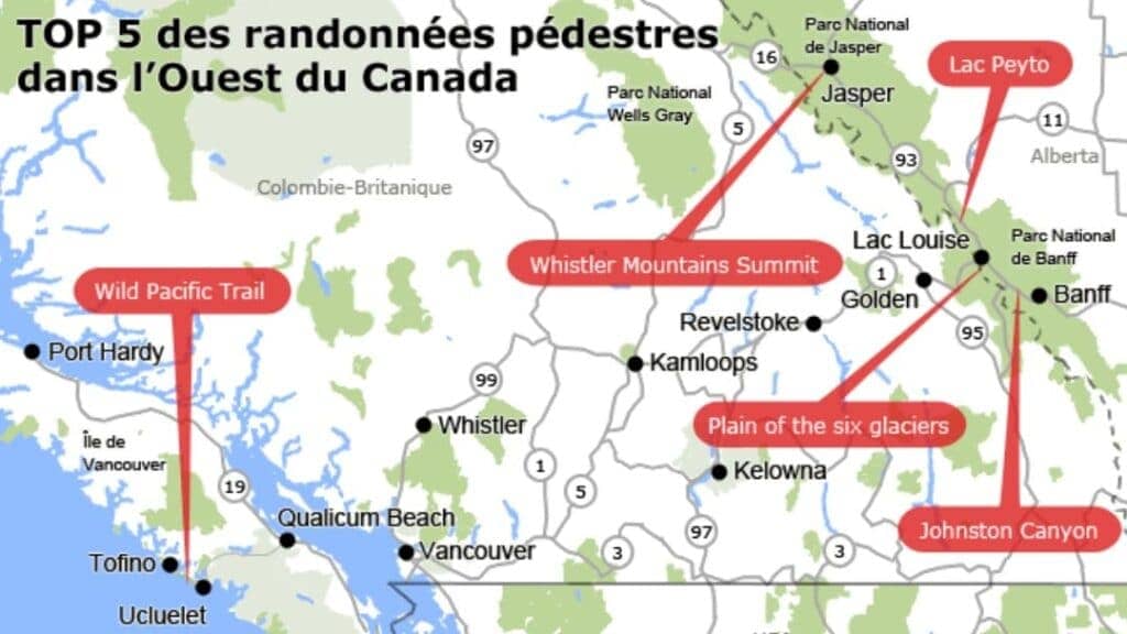 Excursions au Canada Alberta