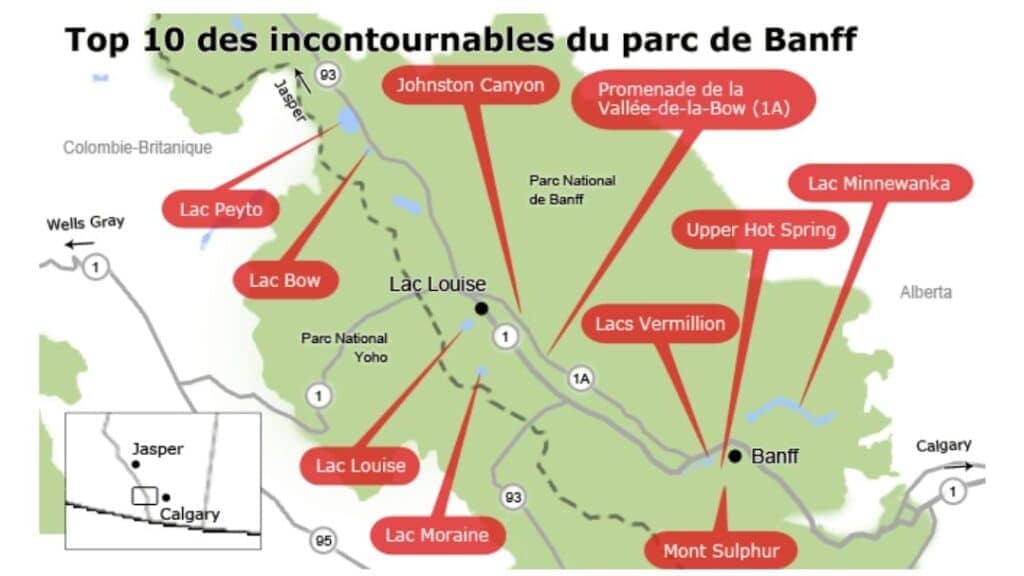Excursions au Canada Alberta