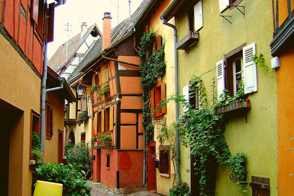 Les vignobles d'Alsace en France