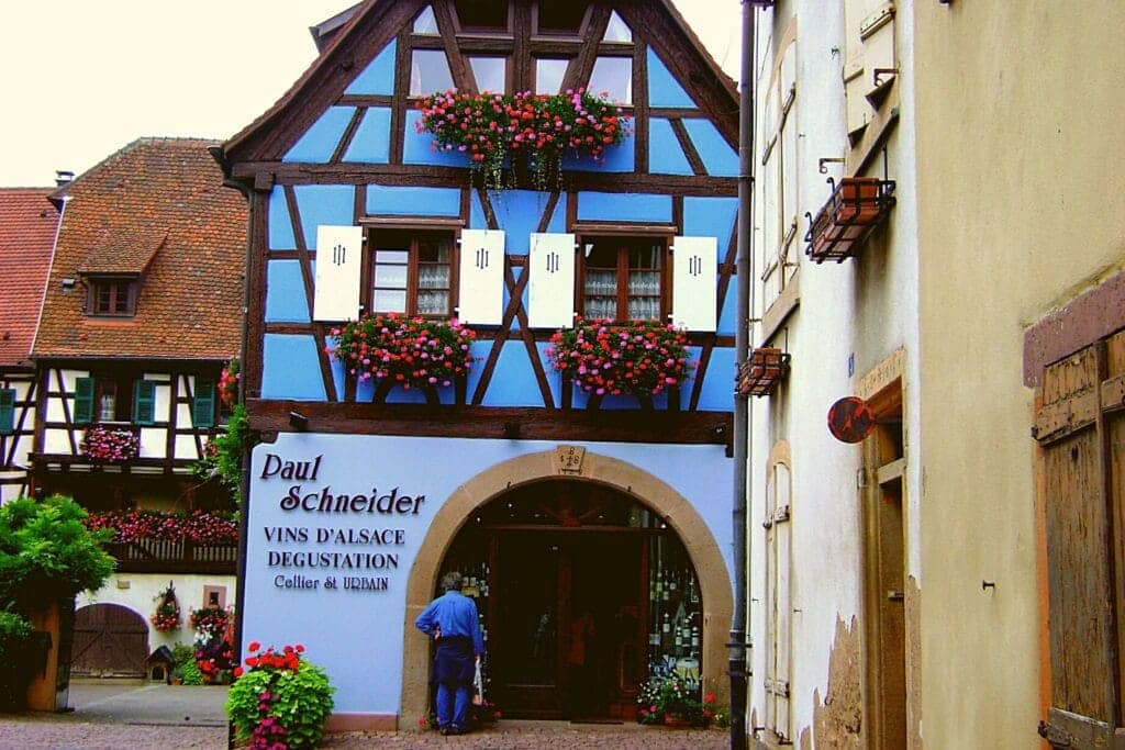 Les vignobles d'Alsace en France
