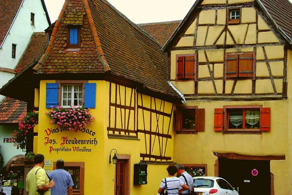Les vignobles d'Alsace en France