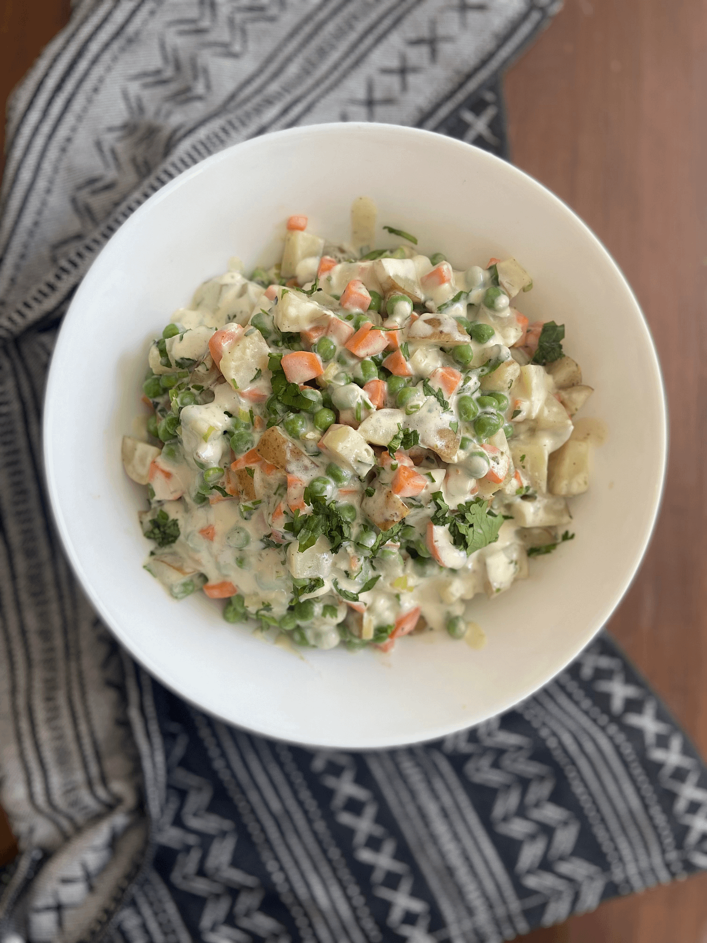 Site web dimension 9 Salade russe végane
